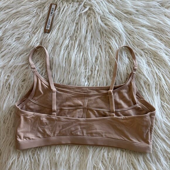 Skims Fits Everybody Maternity Pumping Scoop Bralette Clay Size XL - Picture 8 of 11